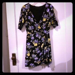 Abercrombie & Fitch Black/Floral Dress